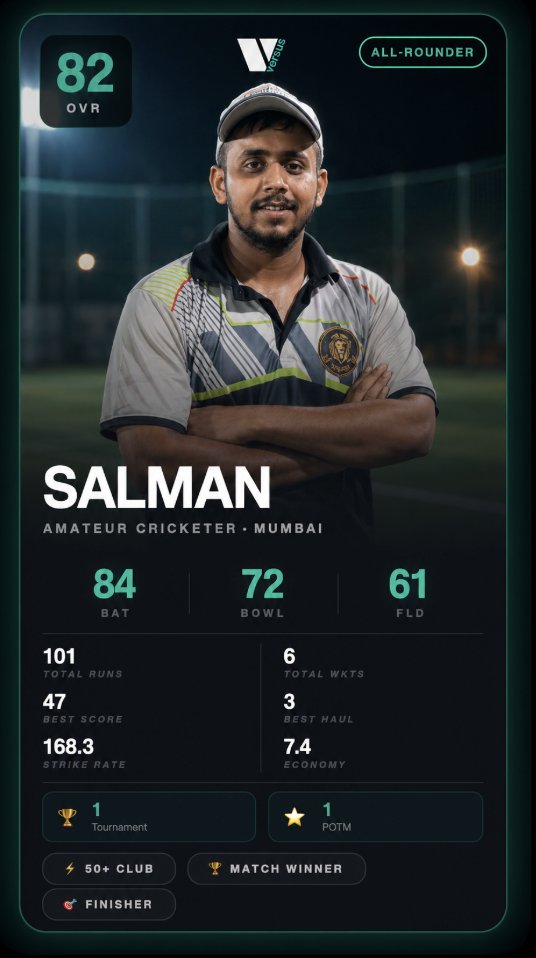 Player card
